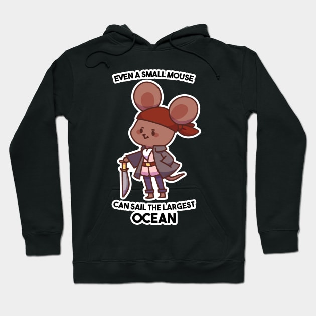 Mouse pirate Captain sailors Gift Hoodie by fansinn